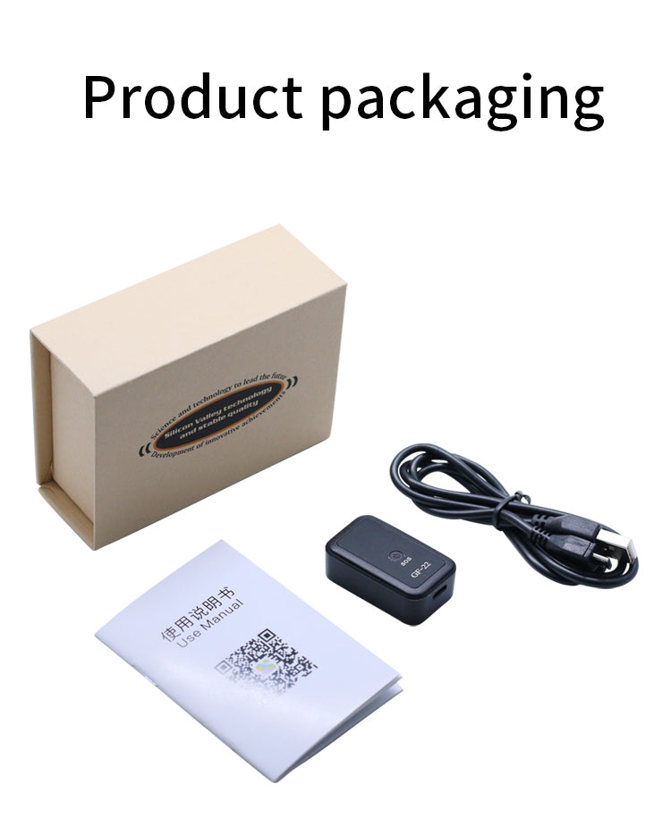 TAI VALLEY Car Map Navigation Locator Car Strong Magnetic GPS Free Installation Search and Rescue Device Anti-theft Alarm GF22