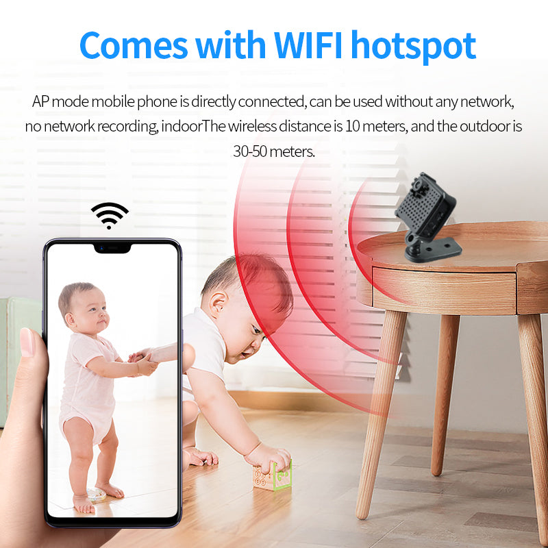 TAI VALLEY 1080P HD WIFI Home Watch Long Range Camera Security Cameras Night Vision Intercom and Alarms