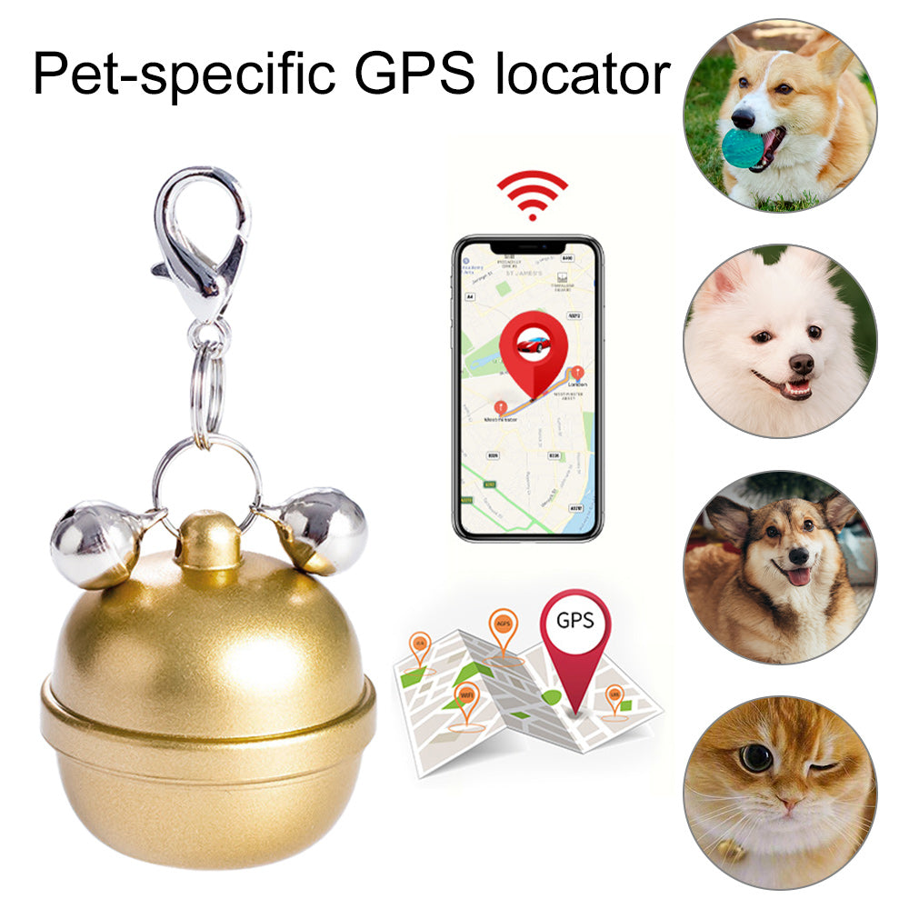 5Colour Cat Dog Pet Products Bell GPS Positioning Collar Waterproof Dustproof Quadruple Positioning G15
