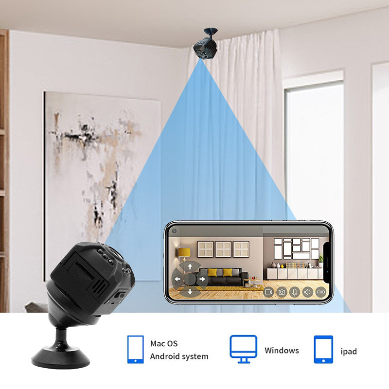 TAI VALLEY WIFI 1080P Home Security Smart Camera 12 Night Vision Lights AP Hotspot IR Detection Camera