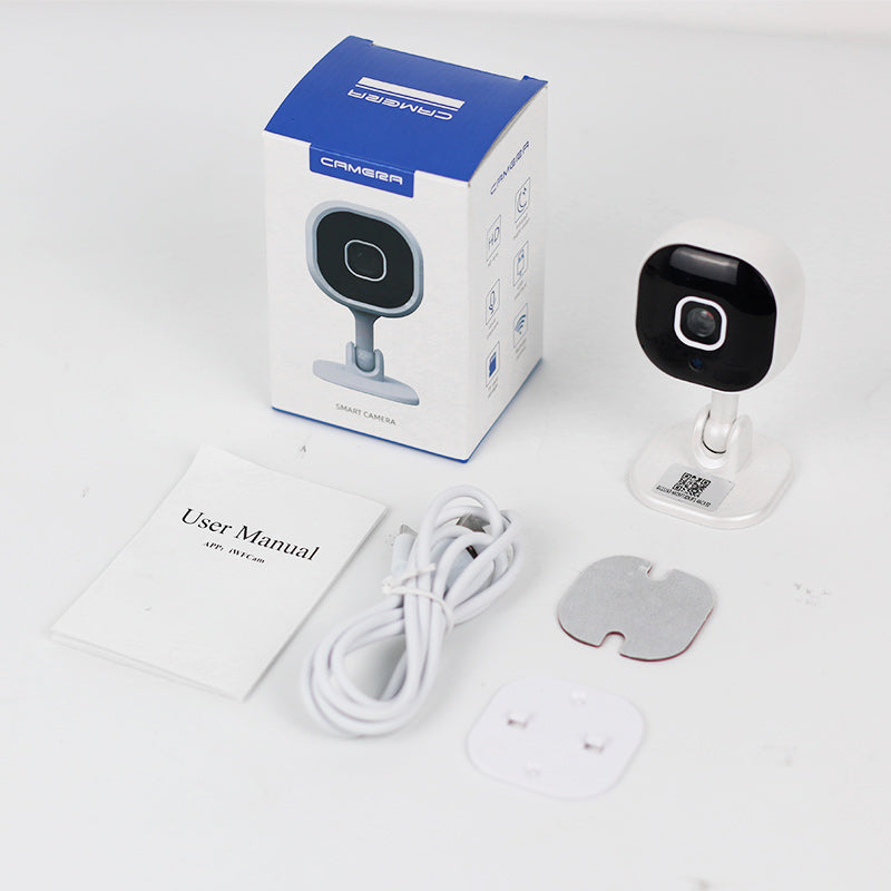 TAI VALLEY 1080P HD WIFI Home Mini Caretaker Smart Camera White Security Camera Night Vision Intercom Function A3