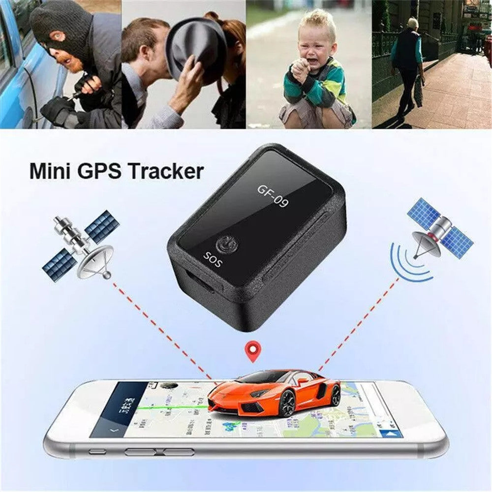 TAI VALLEY Car Map Navigation Locator Car Strong Magnetic GPS Free Installation Search and Rescue Device Anti-theft Alarm GF09