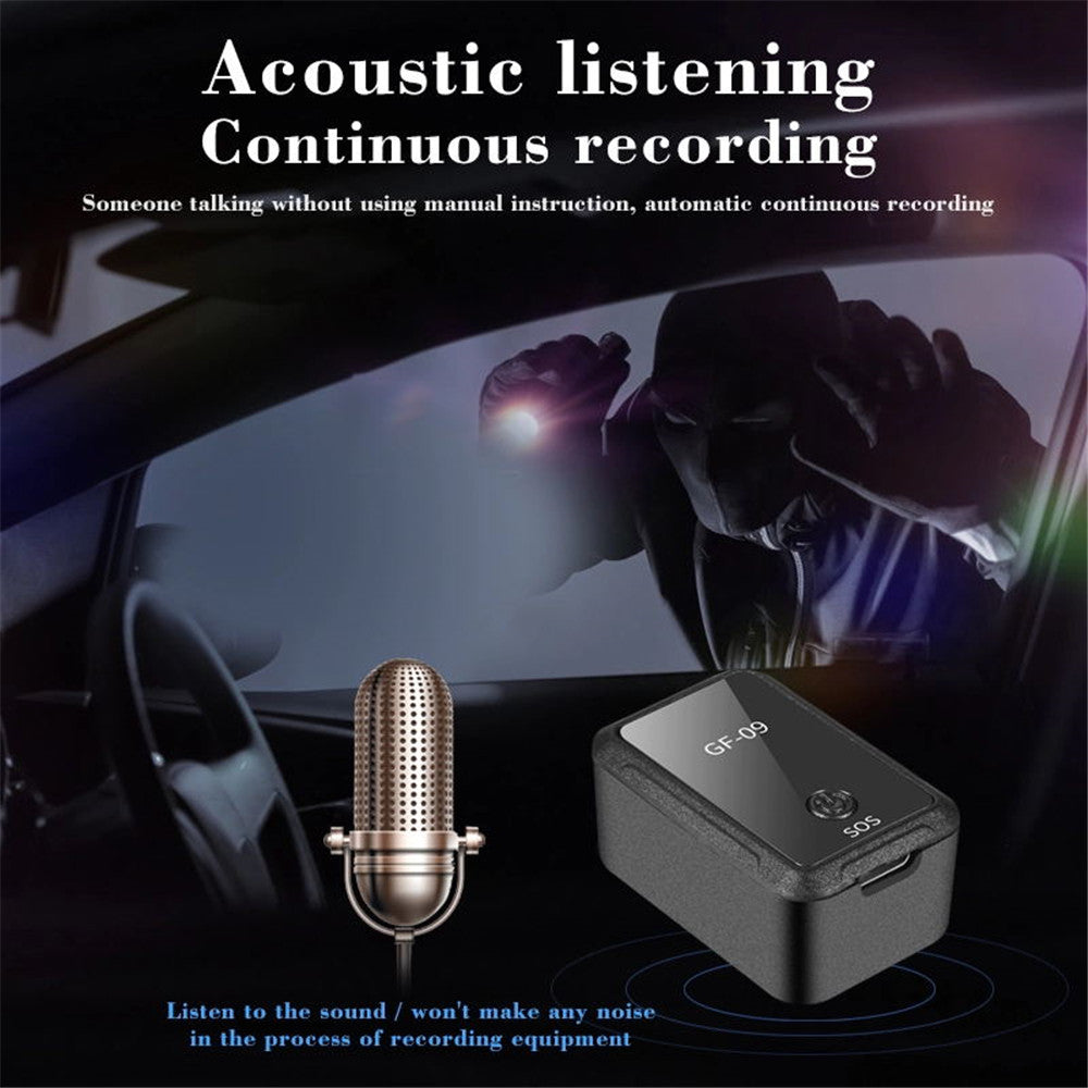 TAI VALLEY Car Map Navigation Locator Car Strong Magnetic GPS Free Installation Search and Rescue Device Anti-theft Alarm GF09