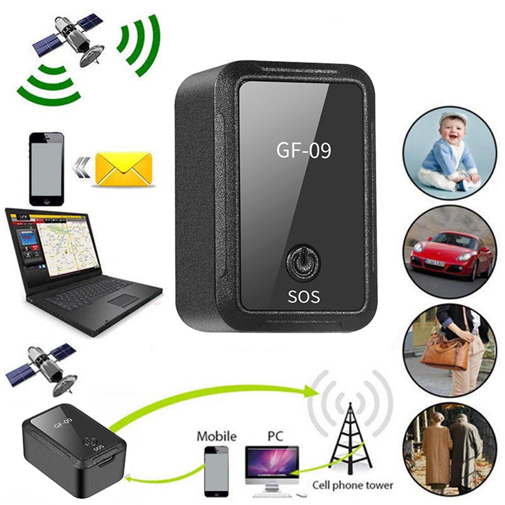 TAI VALLEY Car Map Navigation Locator Car Strong Magnetic GPS Free Installation Search and Rescue Device Anti-theft Alarm GF09