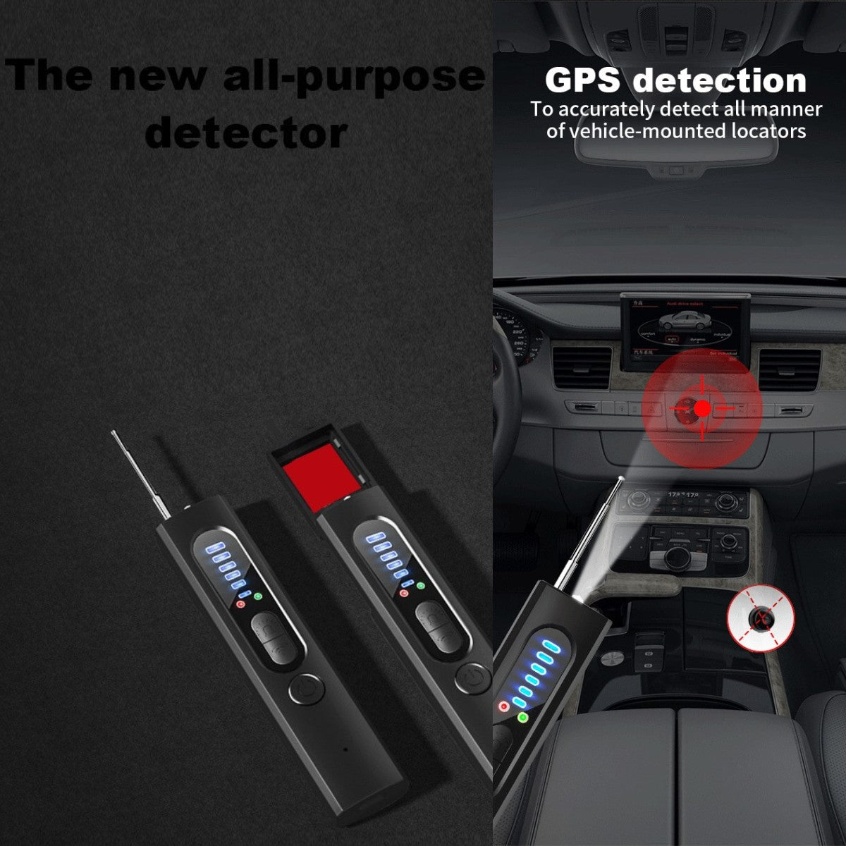 TAI VALLEY Infrared Detector Anti-peeping Anti-eavesdropping Detector Hotel Travel Anti-tracking Eavesdropping Alarm Scanner X13