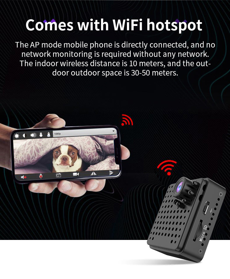 TAI VALLEY 1080P HD WIFI Home Watch Long Range Camera Security Cameras Night Vision Intercom and Alarms