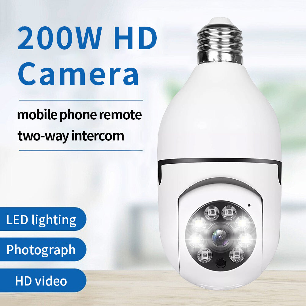 TAI VALLEY 1080P HD WIFI Security Surveillance Camera Bulb Smart Camera Voice Night Vision