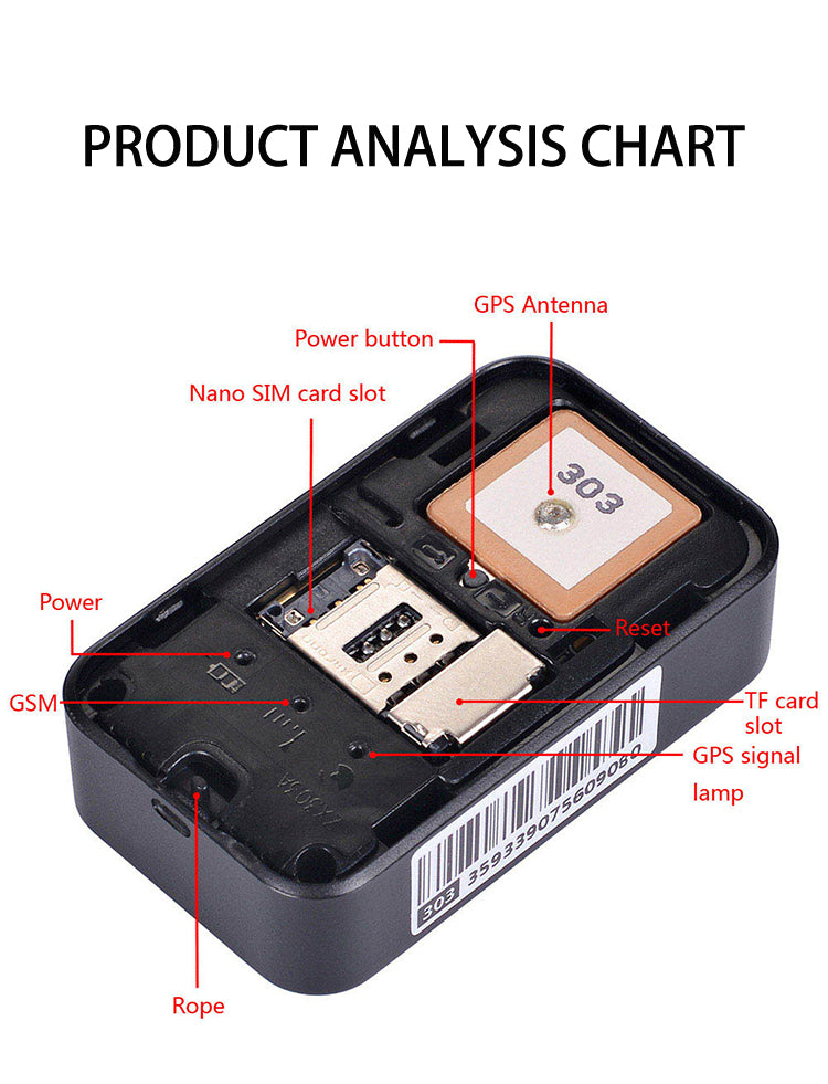 TAI VALLEY WIFI Collar Locator GPS Sturdy Pet Products Waterproof Dustproof APP Remote Control Quadruple Positioning P03