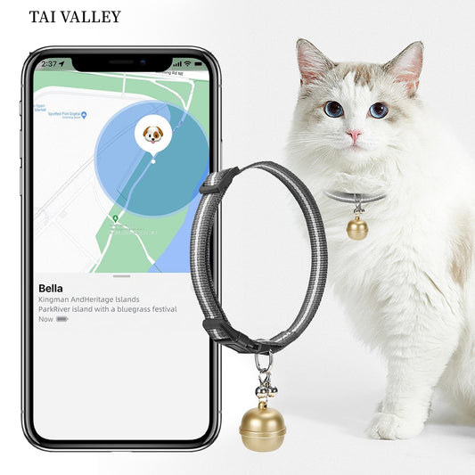 5Colour Cat Dog Pet Products Bell GPS Positioning Collar Waterproof Dustproof Quadruple Positioning G15